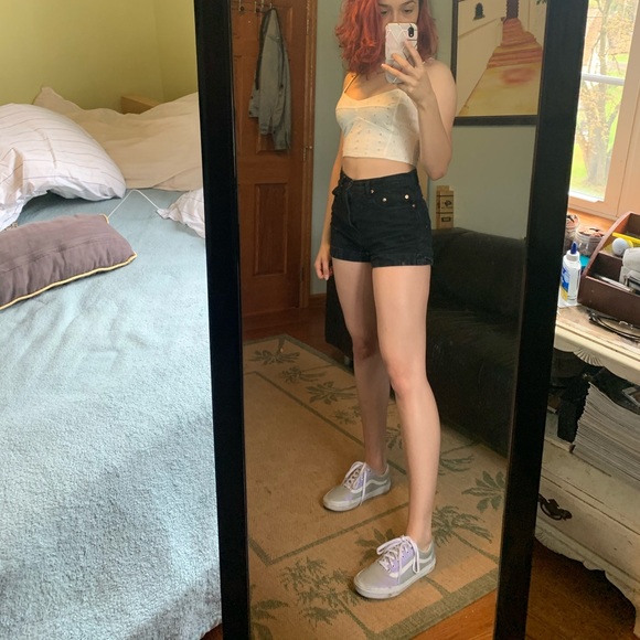 Forever 21 Pants - Dark navy blue jean shorts